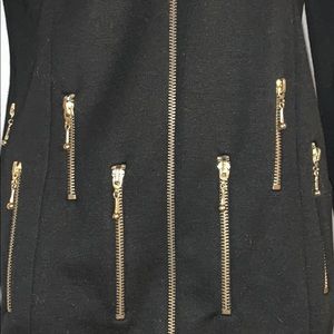 Black long sleeve mini skirt dress